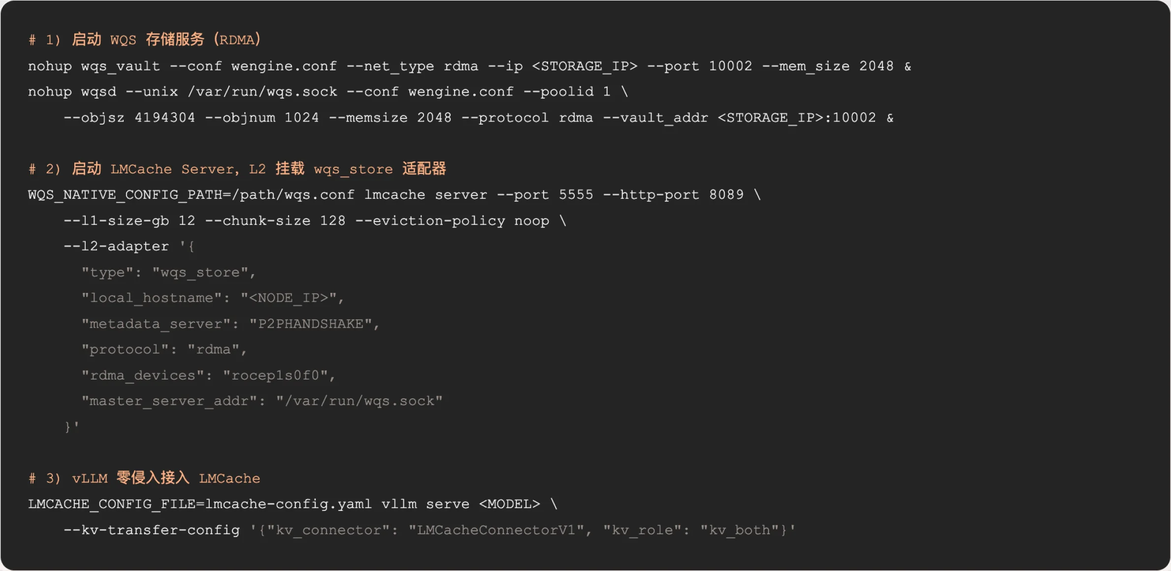 Integration with vLLM + LMCache